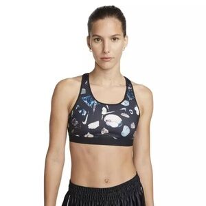 Nike Women's High Support Swoosh
Fly Printed Bra Sz : XXL